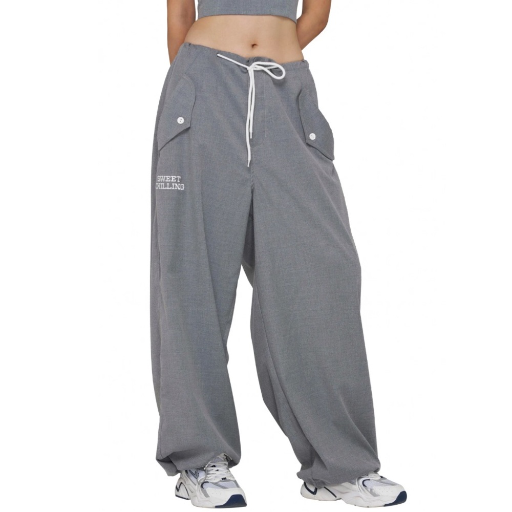 (SOLD) SWEETCHILLING ‘LOVE THIS WAY’ GREY TROUSERS